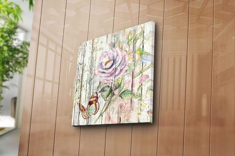 Canvastavla Animal Flerfärgad - 45x45 cm - Inredning - Tavlor & konst - Canvastavlor