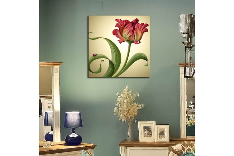 Canvastavla Animal Flerfärgad - 45x45 cm - Inredning - Tavlor & konst - Canvastavlor