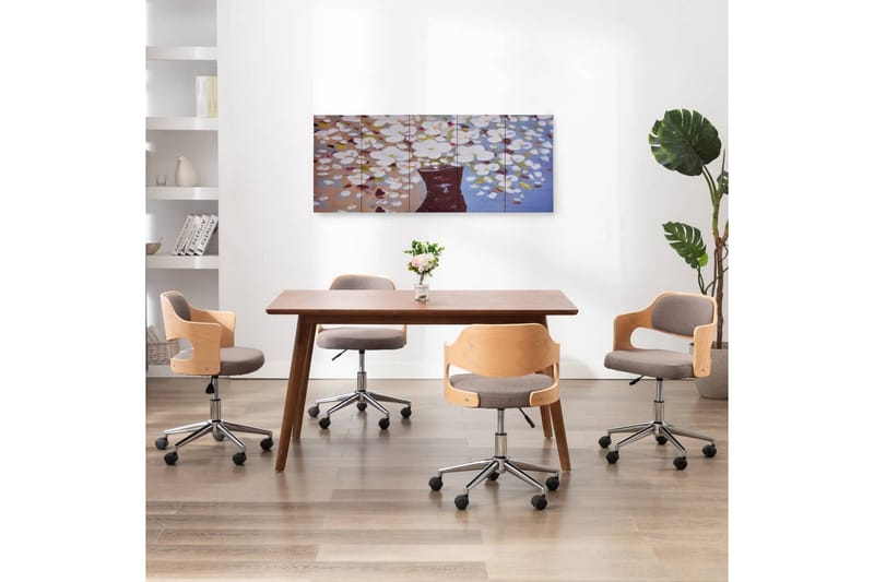 Canvastavla blommor i vas flerfärgad 150x60 cm - Flerfärgad - Inredning - Tavlor & konst - Canvastavlor