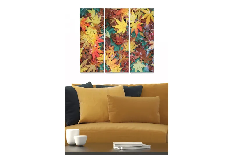 Canvastavla Colorful 3-pack Flerfärgad, 20x50 cm