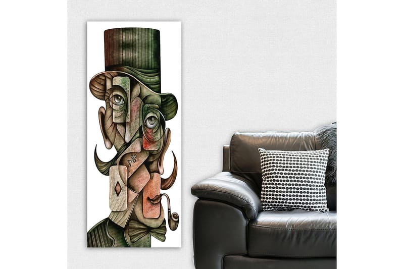 Canvastavla DKY Abstract & Fractals Flerfärgad - 50x120 cm - Inredning - Tavlor & konst - Canvastavlor