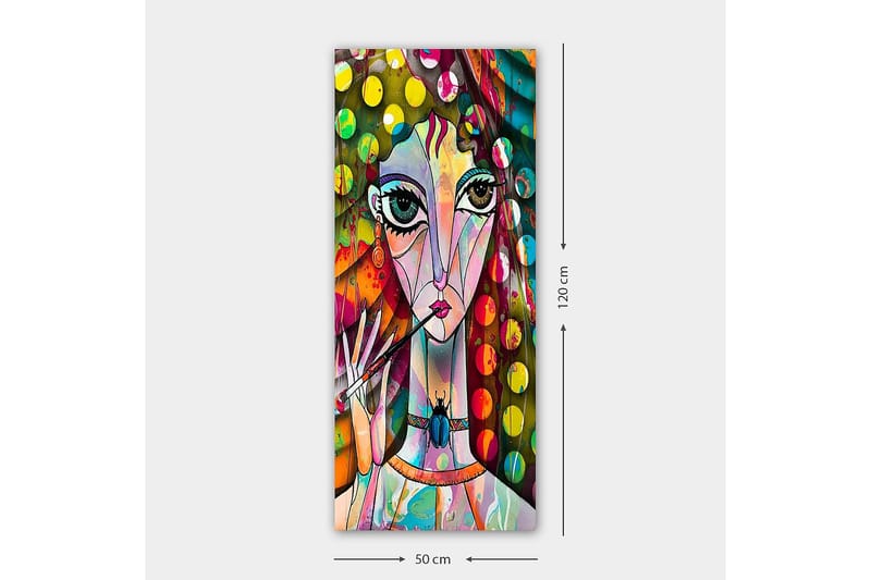 Canvastavla DKY Abstract & Fractals Flerfärgad - 50x120 cm - Inredning - Tavlor & konst - Canvastavlor
