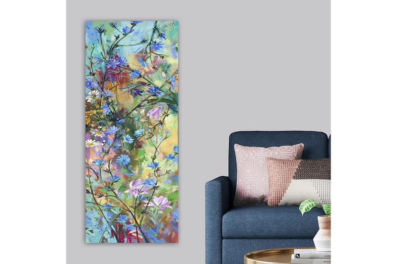 Canvastavla DKY Abstract & Fractals Flerfärgad - 50x120 cm - Inredning - Tavlor & konst - Canvastavlor