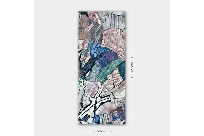 Canvastavla DKY Abstract & Fractals Flerfärgad - 50x120 cm - Inredning - Tavlor & konst - Canvastavlor