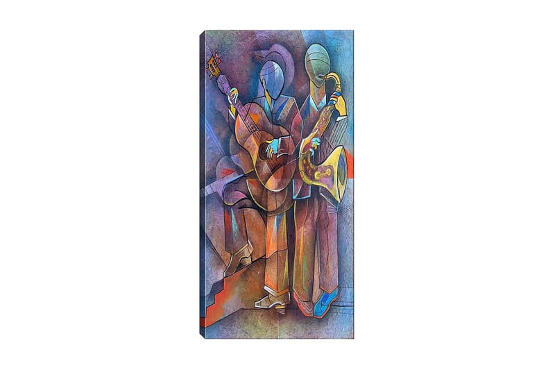 Canvastavla DKY Abstract & Fractals Flerfärgad - 50x120 cm - Inredning - Tavlor & konst - Canvastavlor