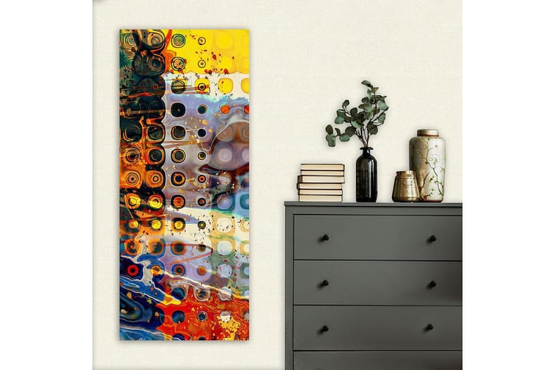 Canvastavla DKY Abstract & Fractals Flerfärgad - 50x120 cm - Inredning - Tavlor & konst - Canvastavlor