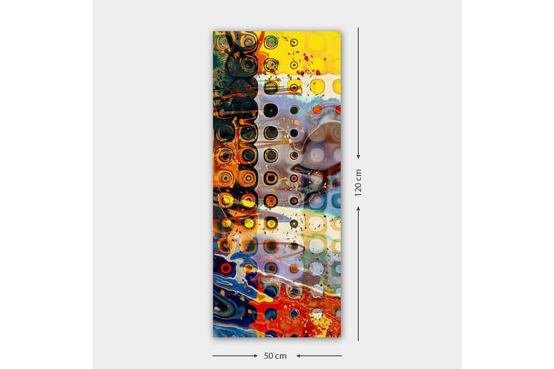 Canvastavla DKY Abstract & Fractals Flerfärgad - 50x120 cm - Inredning - Tavlor & konst - Canvastavlor