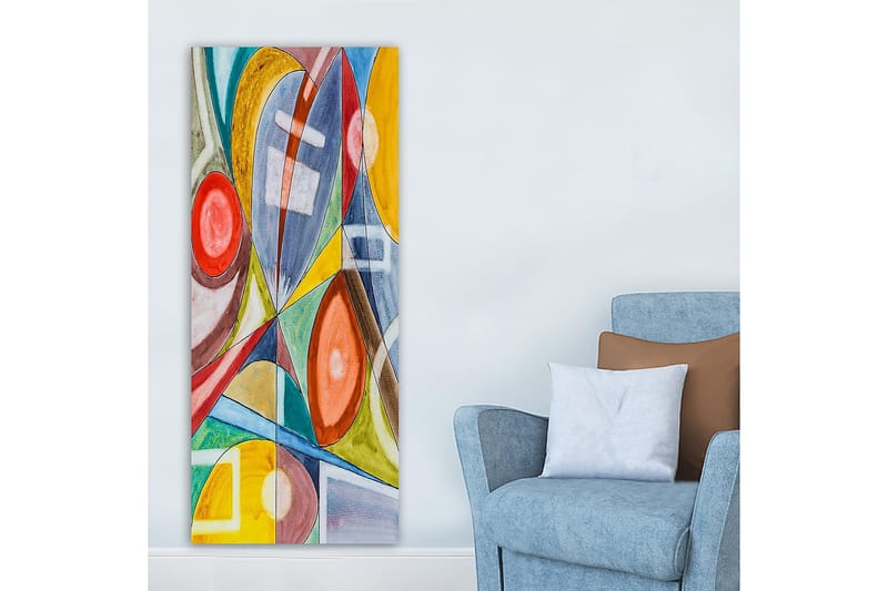 Canvastavla DKY Abstract & Fractals Flerfärgad - 50x120 cm - Inredning - Tavlor & konst - Canvastavlor