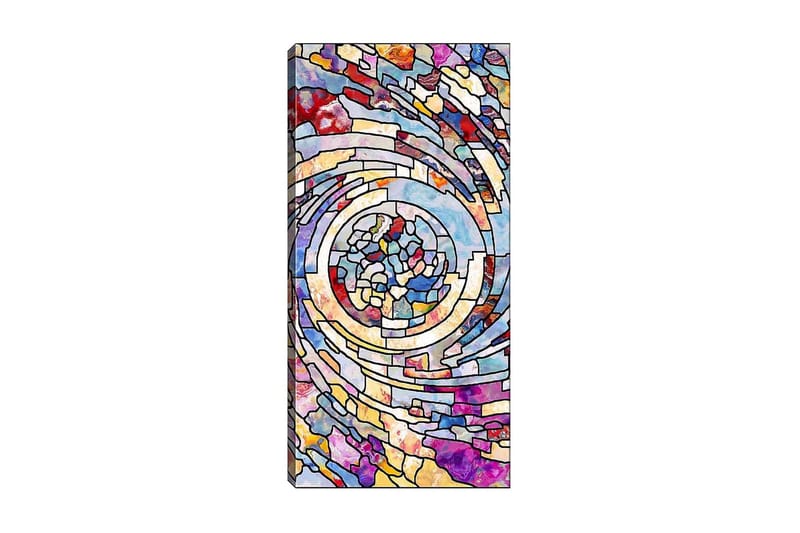 Canvastavla DKY Abstract & Fractals Flerfärgad - 50x120 cm - Inredning - Tavlor & konst - Canvastavlor