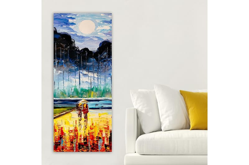 Canvastavla DKY Abstract & Fractals Flerfärgad - 50x120 cm - Inredning - Tavlor & konst - Canvastavlor