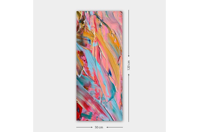 Canvastavla DKY Abstract & Fractals Flerfärgad - 50x120 cm - Inredning - Tavlor & konst - Canvastavlor