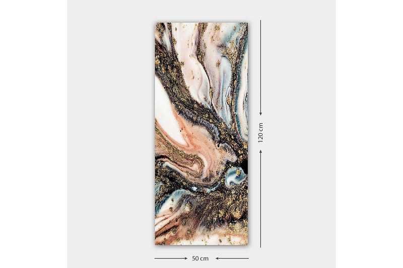 Canvastavla DKY Abstract & Fractals Flerfärgad - 50x120 cm - Inredning - Tavlor & konst - Canvastavlor