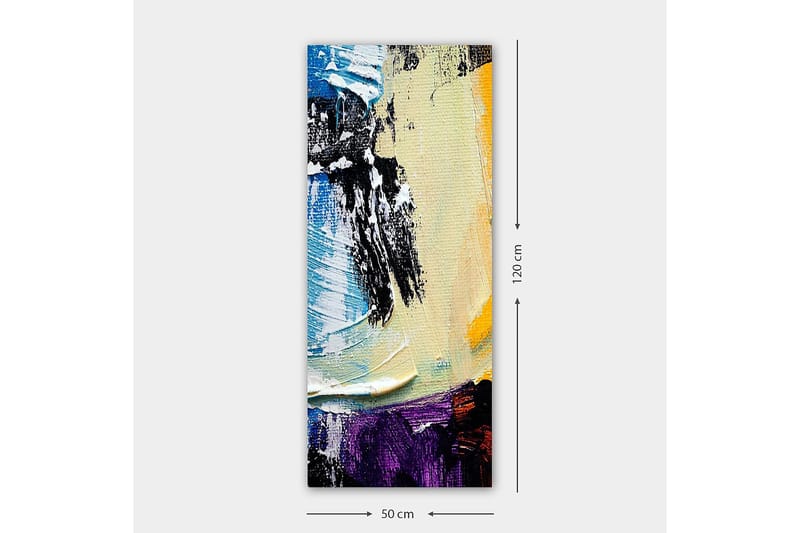 Canvastavla DKY Abstract & Fractals Flerfärgad - 50x120 cm - Inredning - Tavlor & konst - Canvastavlor