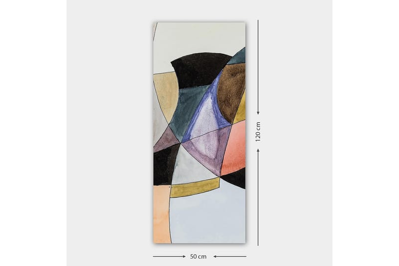 Canvastavla DKY Abstract & Fractals Flerfärgad - 50x120 cm - Inredning - Tavlor & konst - Canvastavlor