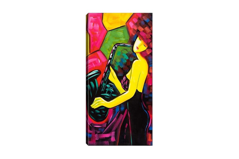 Canvastavla DKY Abstract & Fractals Flerfärgad - 50x120 cm - Inredning - Tavlor & konst - Canvastavlor