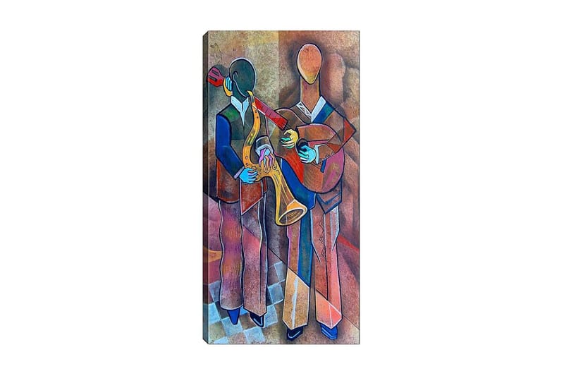 Canvastavla DKY Abstract & Fractals Flerfärgad - 50x120 cm - Inredning - Tavlor & konst - Canvastavlor
