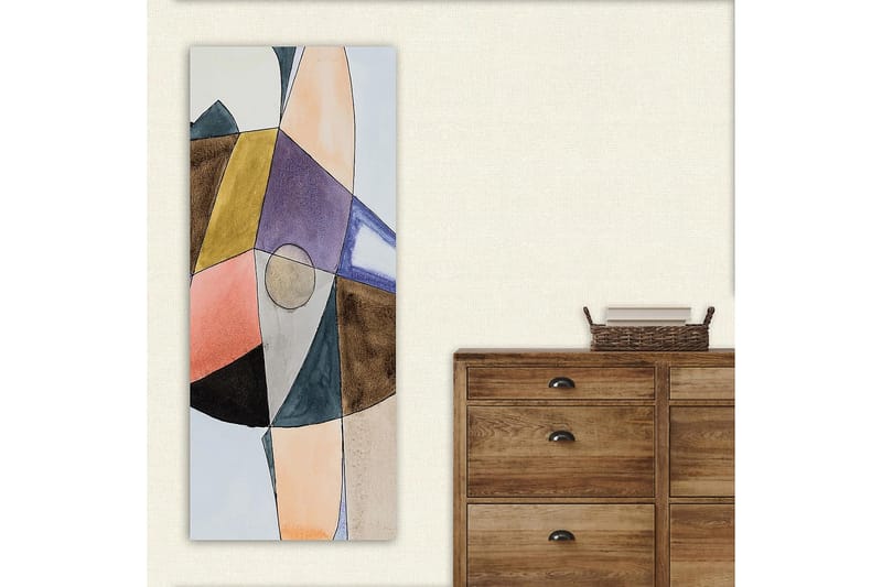 Canvastavla DKY Abstract & Fractals Flerfärgad - 50x120 cm - Inredning - Tavlor & konst - Canvastavlor