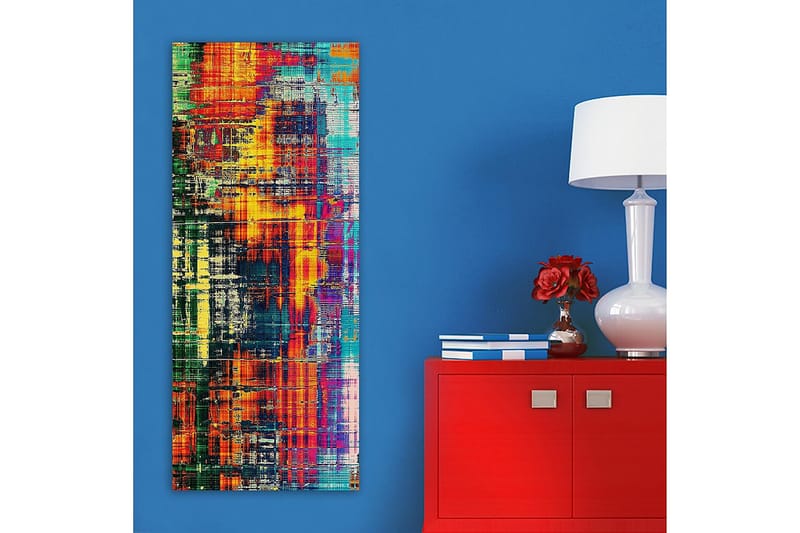 Canvastavla DKY Abstract & Fractals Flerfärgad - 50x120 cm - Inredning - Tavlor & konst - Canvastavlor
