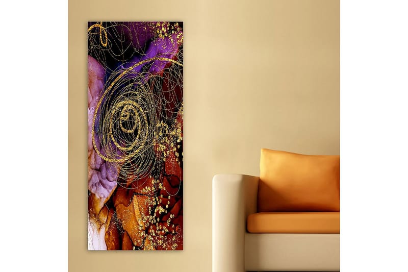 Canvastavla DKY Abstract & Fractals Flerfärgad - 50x120 cm - Inredning - Tavlor & konst - Canvastavlor