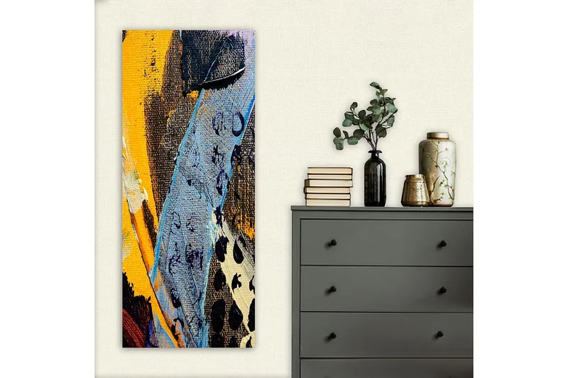 Canvastavla DKY Abstract & Fractals Flerfärgad - 50x120 cm - Inredning - Tavlor & konst - Canvastavlor