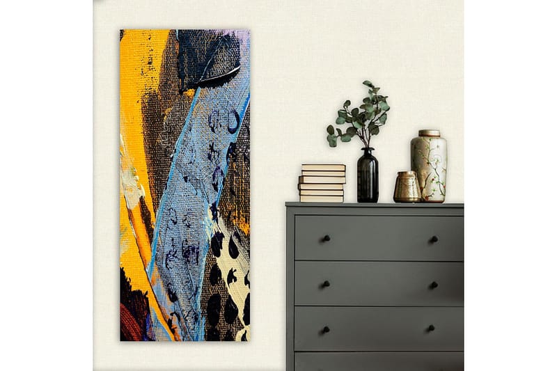 Canvastavla DKY Abstract & Fractals Flerfärgad - 50x120 cm - Inredning - Tavlor & konst - Canvastavlor