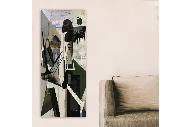 Canvastavla DKY Abstract & Fractals Flerfärgad - 50x120 cm - Inredning - Tavlor & konst - Canvastavlor