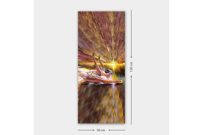 Canvastavla DKY Abstract & Fractals Flerfärgad - 50x120 cm - Inredning - Tavlor & konst - Canvastavlor