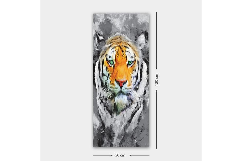 Canvastavla DKY Animals Flerfärgad - 50x120 cm - Inredning - Tavlor & konst - Canvastavlor
