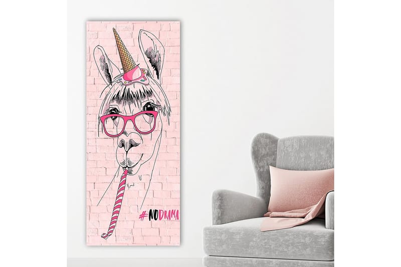 Canvastavla DKY Animals Flerfärgad - 50x120 cm - Inredning - Tavlor & konst - Canvastavlor