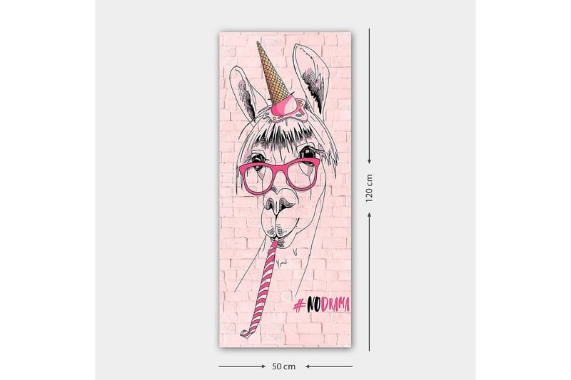 Canvastavla DKY Animals Flerfärgad - 50x120 cm - Inredning - Tavlor & konst - Canvastavlor