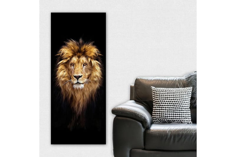 Canvastavla DKY Animals Flerfärgad - 50x120 cm - Inredning - Tavlor & konst - Canvastavlor