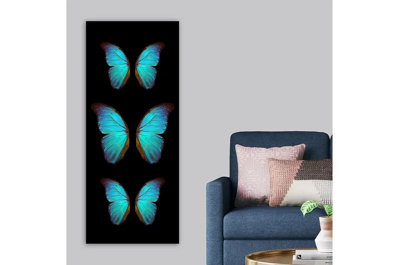 Canvastavla DKY Animals Flerfärgad - 50x120 cm - Inredning - Tavlor & konst - Canvastavlor