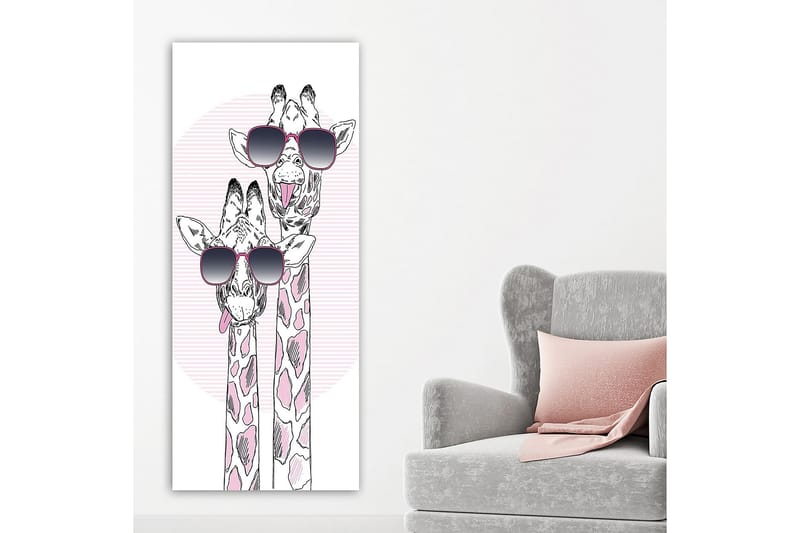 Canvastavla DKY Animals Flerfärgad - 50x120 cm - Inredning - Tavlor & konst - Canvastavlor