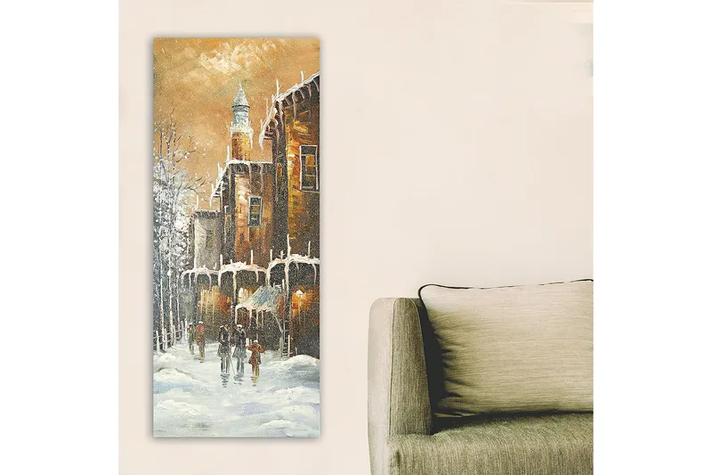 Canvastavla DKY Buildings & Cityscapes Flerfärgad - 50x120 cm - Inredning - Tavlor & konst - Canvastavlor