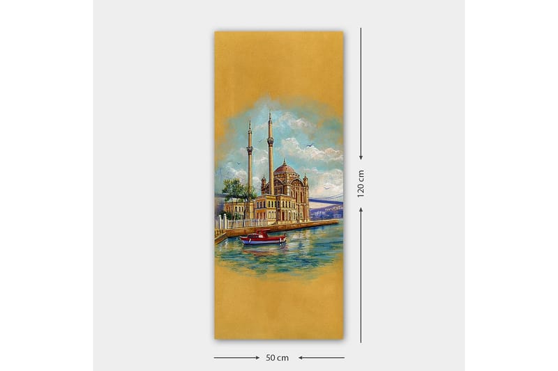 Canvastavla DKY Cities & Countries Flerfärgad - 50x120 cm - Inredning - Tavlor & konst - Canvastavlor