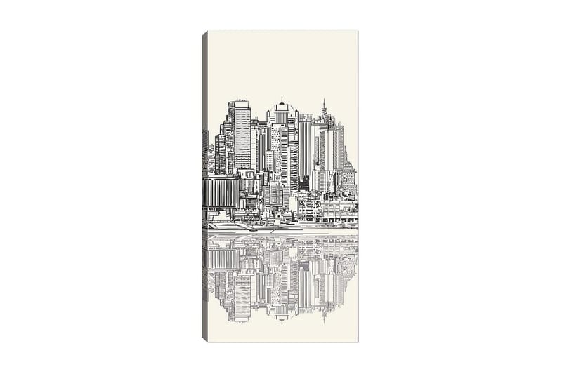 Canvastavla DKY Cities & Countries Flerfärgad - 50x120 cm - Inredning - Tavlor & konst - Canvastavlor