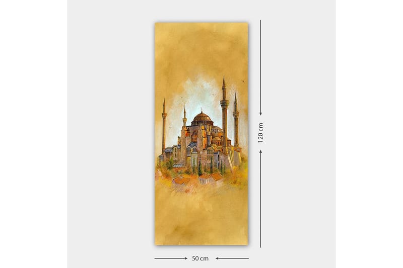 Canvastavla DKY Cities & Countries Flerfärgad - 50x120 cm - Inredning - Tavlor & konst - Canvastavlor