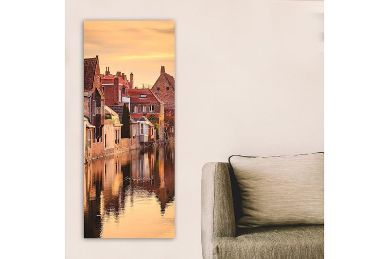 Canvastavla DKY Cities & Countries Flerfärgad - 50x120 cm - Inredning - Tavlor & konst - Canvastavlor