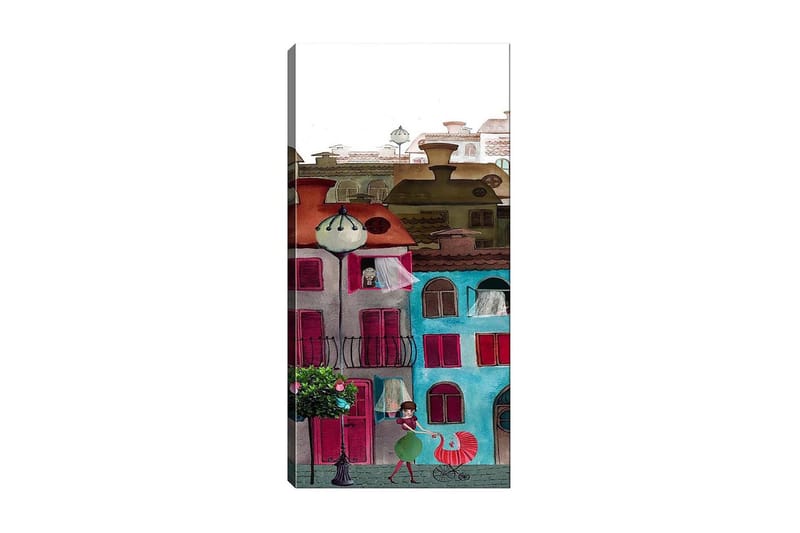 Canvastavla DKY Cities & Countries Flerfärgad - 50x120 cm - Inredning - Tavlor & konst - Canvastavlor