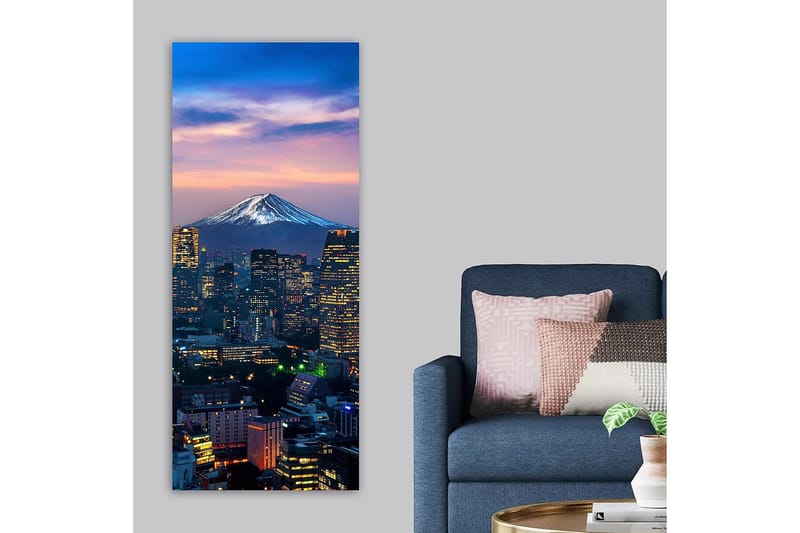 Canvastavla DKY Cities & Countries Flerfärgad - 50x120 cm - Inredning - Tavlor & konst - Canvastavlor
