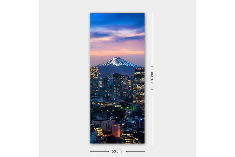 Canvastavla DKY Cities & Countries Flerfärgad - 50x120 cm - Inredning - Tavlor & konst - Canvastavlor