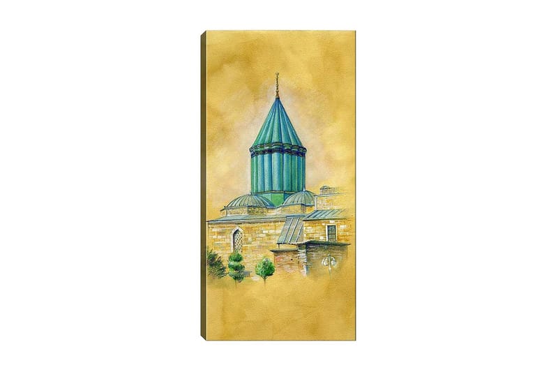 Canvastavla DKY Cities & Countries Flerfärgad - 50x120 cm - Inredning - Tavlor & konst - Canvastavlor