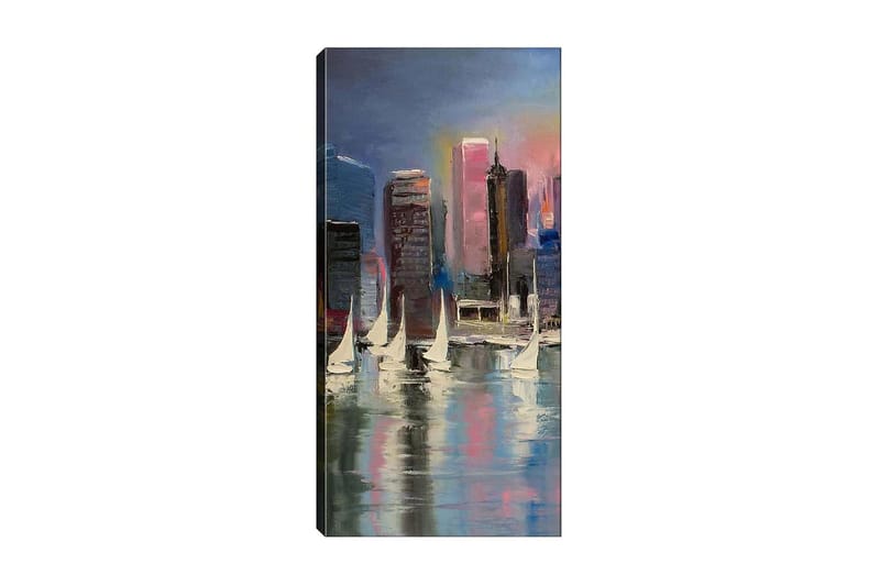 Canvastavla DKY Cities & Countries Flerfärgad - 50x120 cm - Inredning - Tavlor & konst - Canvastavlor