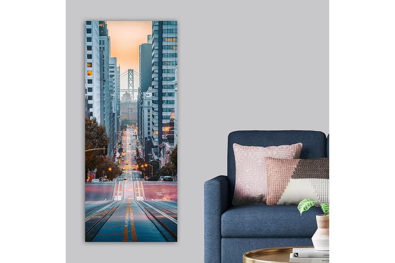 Canvastavla DKY Cities & Countries Flerfärgad - 50x120 cm - Inredning - Tavlor & konst - Canvastavlor
