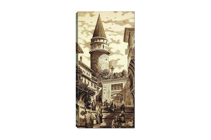 Canvastavla DKY Cities & Countries Flerfärgad - 50x120 cm - Inredning - Tavlor & konst - Canvastavlor