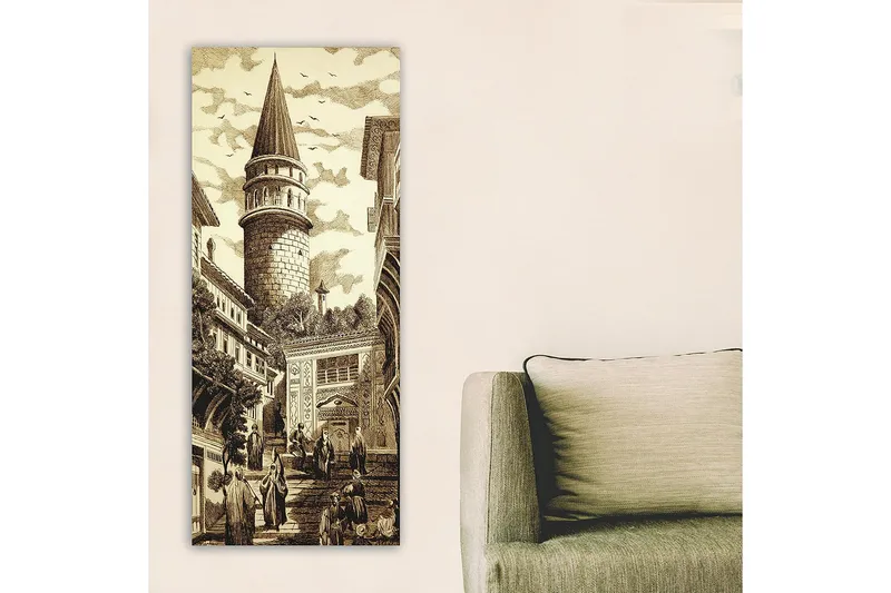 Canvastavla DKY Cities & Countries Flerfärgad - 50x120 cm - Inredning - Tavlor & konst - Canvastavlor