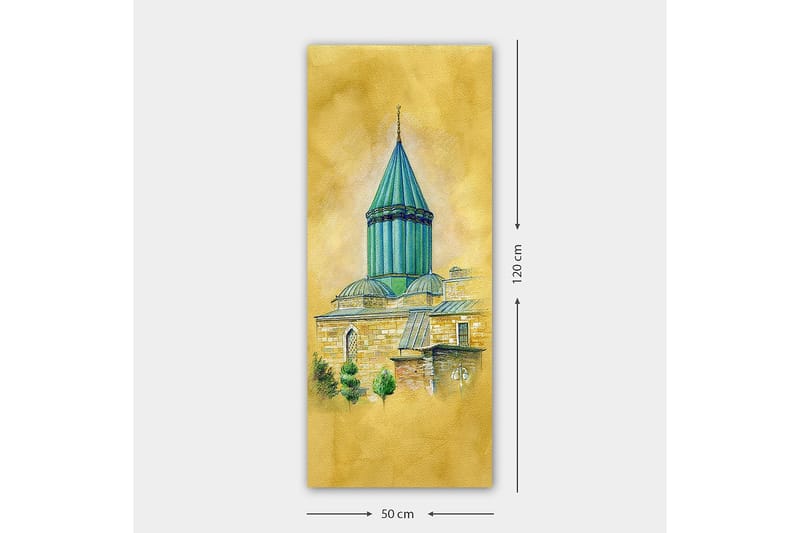 Canvastavla DKY Cities & Countries Flerfärgad - 50x120 cm - Inredning - Tavlor & konst - Canvastavlor