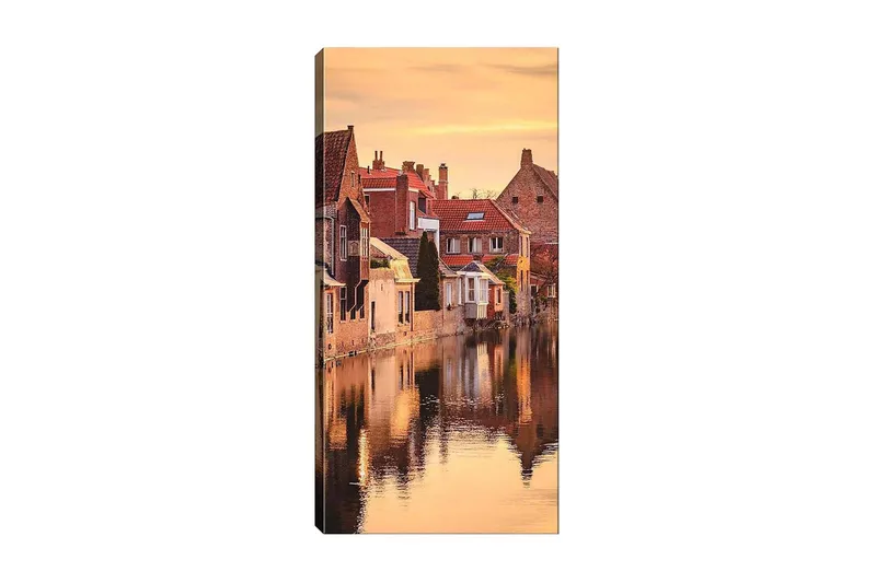 Canvastavla DKY Cities & Countries Flerfärgad, 50x120 cm