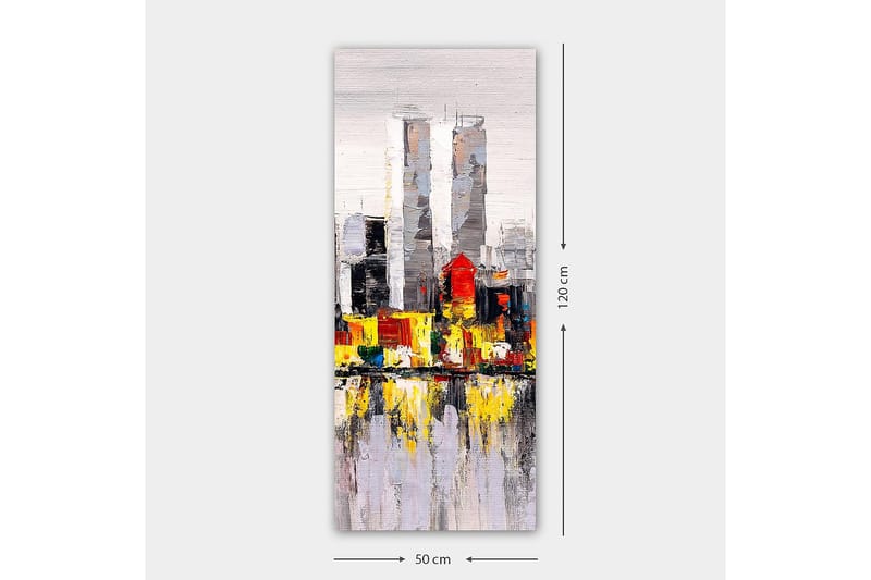 Canvastavla DKY Cities & Countries Flerfärgad - 50x120 cm - Inredning - Tavlor & konst - Canvastavlor
