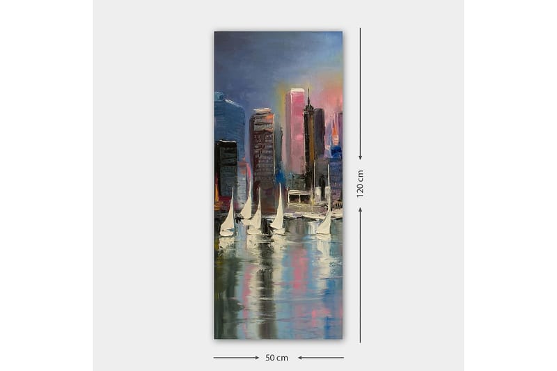 Canvastavla DKY Cities & Countries Flerfärgad - 50x120 cm - Inredning - Tavlor & konst - Canvastavlor